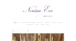 Desktop Screenshot of nerissaeveweddings.com